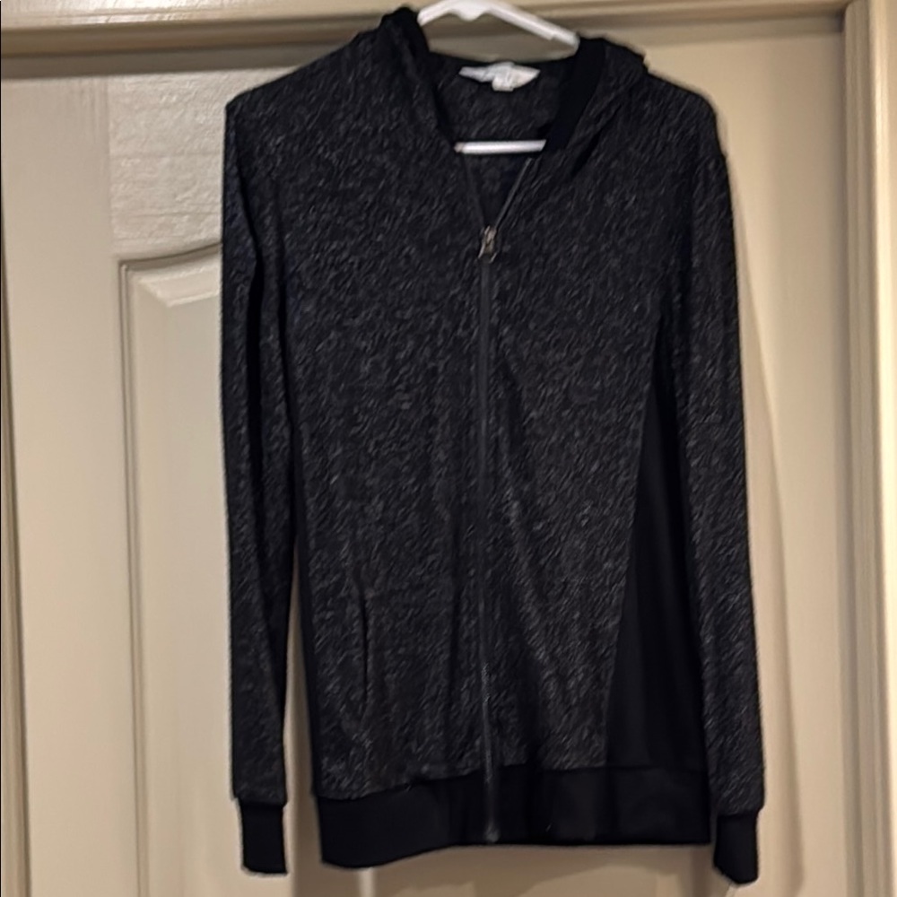 Market & Spruce Black Hoodie Sweatshirt